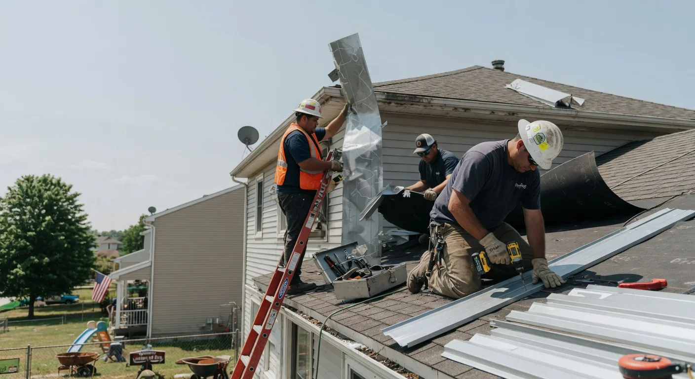Storm Damage Metal Roof Repair in Fort Atkinson, IA
